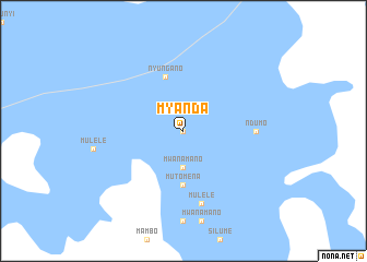 map of Myanda
