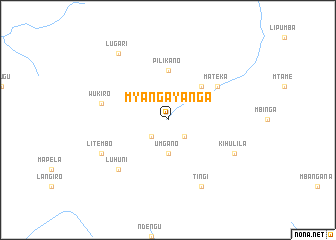 map of Myangayanga