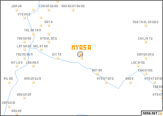 map of Myāsa