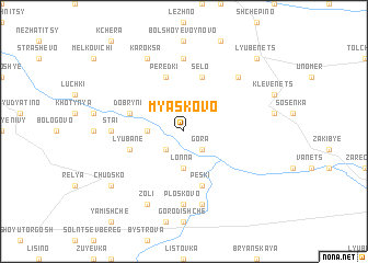 map of Myaskovo