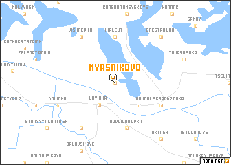 map of Myasnikovo