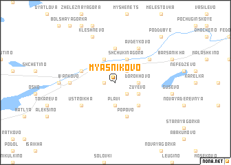 map of Myasnikovo