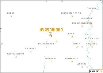 map of Myasnikovo