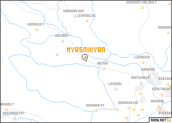 map of Myasnikyan