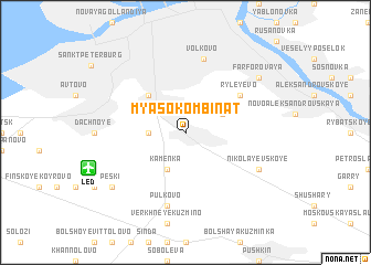 map of Myasokombinat