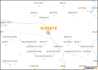 map of Myasota