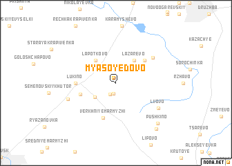 map of Myasoyedovo