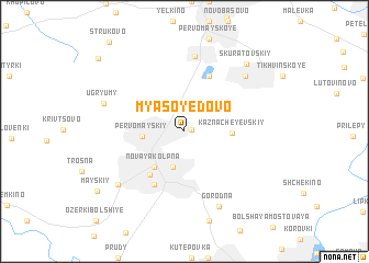 map of Myasoyedovo