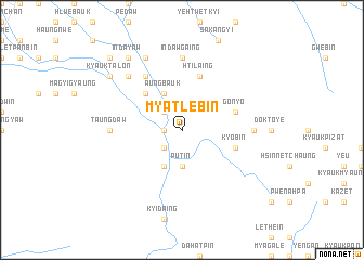 map of Myatlebin