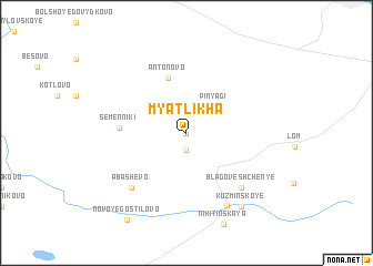 map of Myatlikha