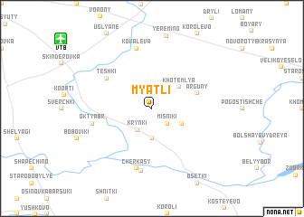 map of Myatli