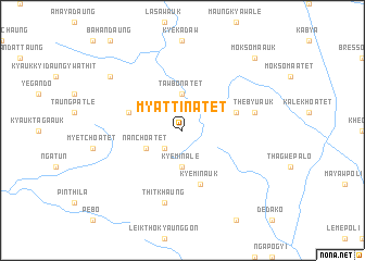 map of Myattin Atet