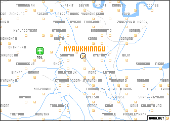 map of Myauk Hin-ngu