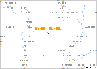 map of Myauk Kabaing