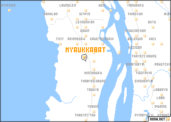 map of Myaukkabat