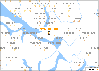 map of Myaukkaik