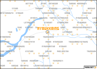 map of Myaukkaing