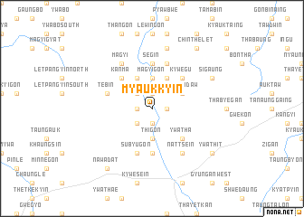 map of Myaukkyin