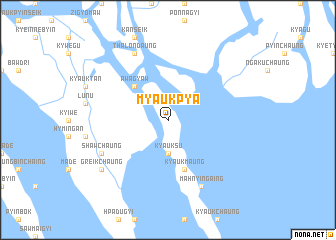 map of Myaukpya