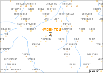 map of Myauktaw