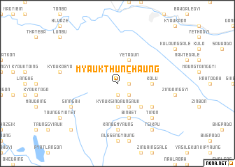 map of Myaukthunchaung