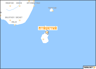 map of Myauk-ywa