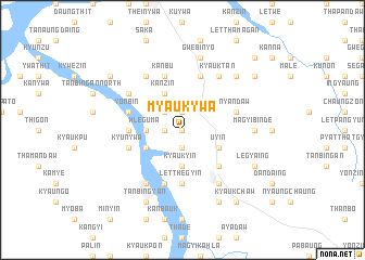 map of Myaukywa