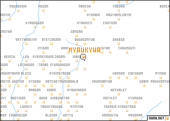 map of Myaukywa