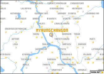 map of Myaungchawgon
