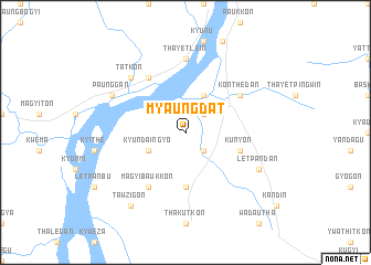map of Myaungdat