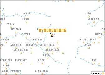 map of Myaungdaung