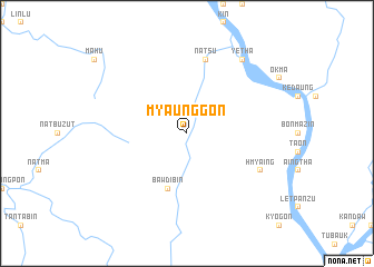 map of Myaunggon