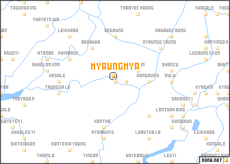 map of Myaungmya