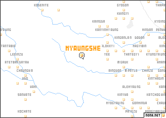 map of Myaungshe