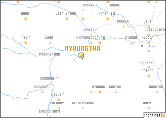 map of Myaungtha