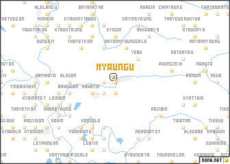 map of Myaung-u