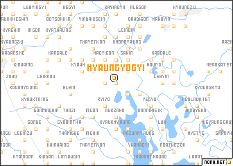 map of Myaungyogyi