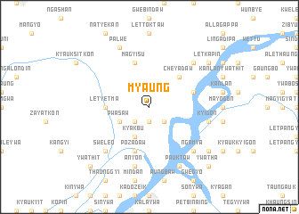 map of Myaung