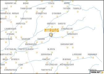 map of Myaung