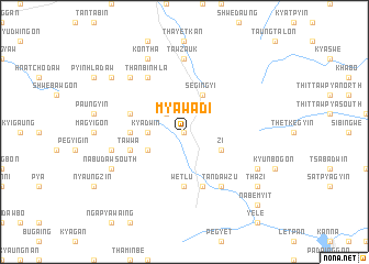 map of Myawadi