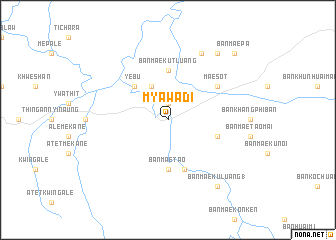 map of Myawadi