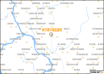 map of Myayagon