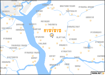 map of Myayayo