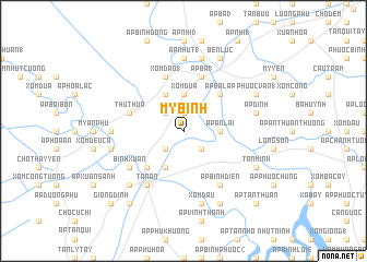 map of Mỹ Bình