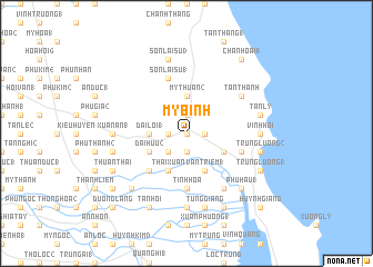 map of Mỹ Bình