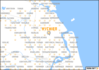 map of Mỹ Chiên