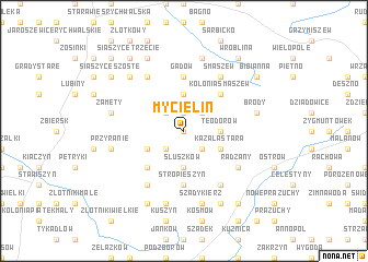 map of Mycielin