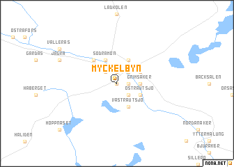 map of Myckelbyn