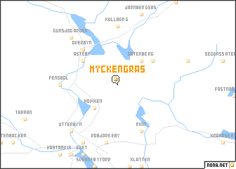 map of Myckengräs