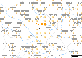map of Mỹ Diềm